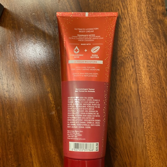 Bath and body works winter candy apple 🍎 ultra hydration body cream 8 oz / 226g - Picture 5 of 8